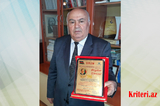 BDU-nun dosenti «Heydər zirvəsi» diplomu ilə təltif olunmuşdur