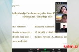 "Dünyanın danışdığı dil" layihəsi