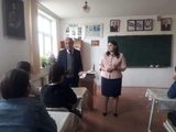 Dilçi - akademik orta məktəbdə mühazirə dedi