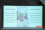 Vasif Qafarovun “Batum konfransında erməni dövlətinin yaradılması və İrəvanın ermənilərə verilməsi məsələsi” kitabının təqdimatı olub